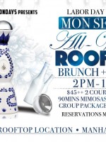 All White Rooftop Brunch + Dinner