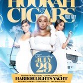 HOOKAH -N- CIGARS ALL WHITE YACHT PARTY