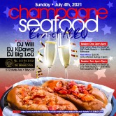 Champagne seafood brunch & BBQ