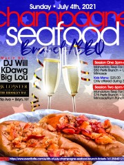 Champagne seafood brunch & BBQ