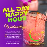 All Day Happy Hour Wednesdays