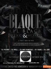 BLAQUE THE ALL BLACK BRUNCH & DAY PARTY